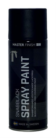 Sprayfärg Svart Matt 400ML Master