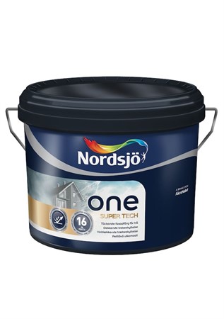Fasadfärg BC 9,4L Trä ute Nordsjö One Super Tech Akrylat