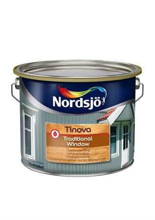 Fönsterfärg vit 2,5L oljebas Nordsjö Tinova Trad.Window