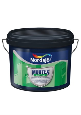 Fasadfärg Puts ute Svart 10L Acrylic Nordsjö Murtex