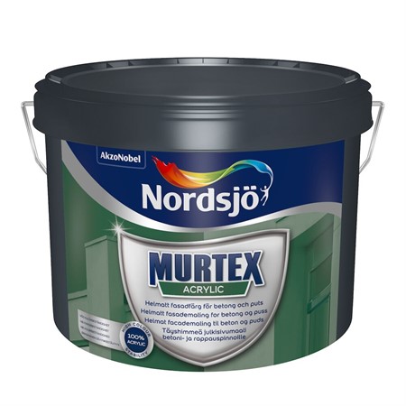 Fasadfärg Puts ute Svart 0,93L Acrylic Nordsjö Murtex NY