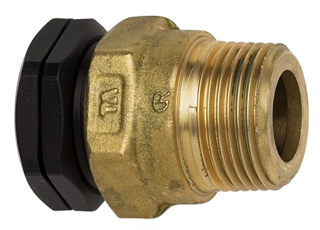 Koppling PEM 16xR15 Rak Plast Utvändig Gängad SB