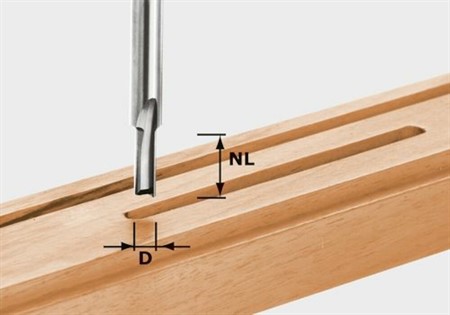 Notfräs HW 8mm Spind S8 D8/20 Festool