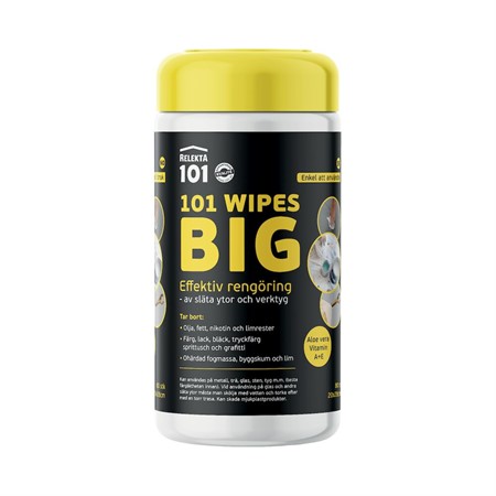 Rengöringsduk 101 Wipes Big 80st/burk