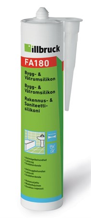 Bygg&Våtrumssilikon FA180 SVART Tremco