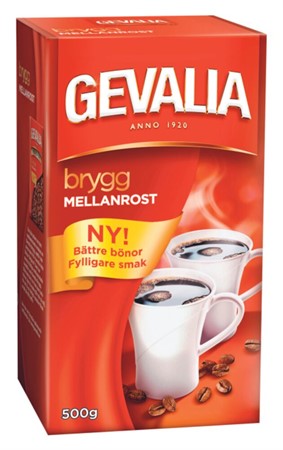 Kaffe Gevalia Mellanrost Brygg