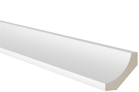 Taklist Hålkäl 15x56x4400 mm vitmålad STYCK