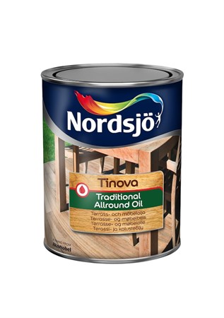 Träolja Nordsjö Tinova Trad Allround Oil Utomhus 1L