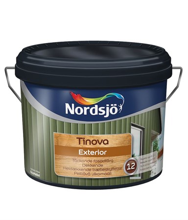 Fasadfärg 9,5L BM Trä ute akrylat Nordsjö Tinova Exterior