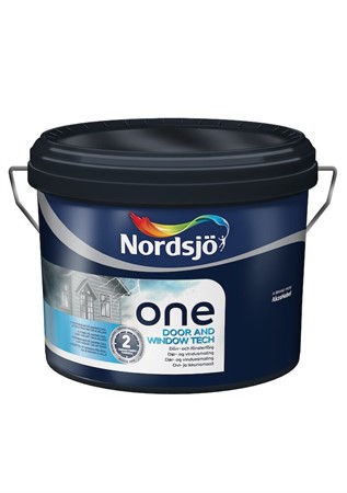 Dörr- & Fönsterfärg BW 2,5L ute Nordsjö One Door&Window Tech