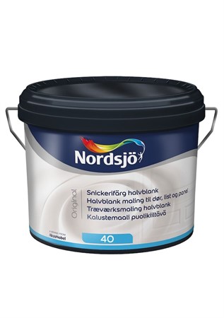 Snickerifärg 40 BC 2,35L Nordsjö Original halvblank inne