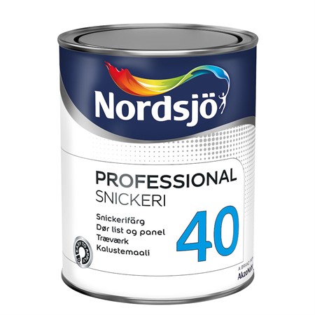 Snickerifärg 40 BW 1L Nordsjö Trad. Proff.halvbl.inomhus