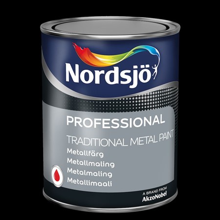 Metallfärg 0,95L BM oljeb.utomh.Nordsjö Trad.Professional