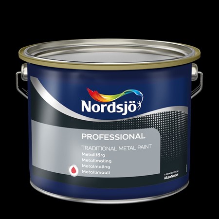 Metallfärg 9,5L BM oljeb.utomh.Nordsjö Trad.Professional