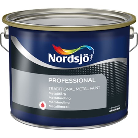 Metallfärg 2,5L BW oljeb.utomh.Nordsjö Trad.Professional