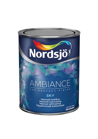 Takfärg 2 Vit 1L Ambiance Sky inomhus helmatt Nordsjö