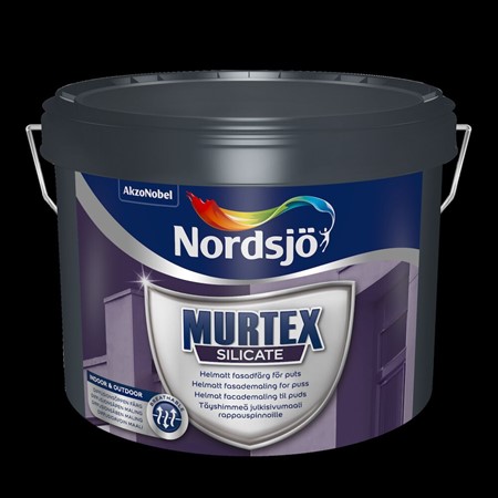 Fasadfärg Puts ute BW 10L Silicate Nordsjö Murtex