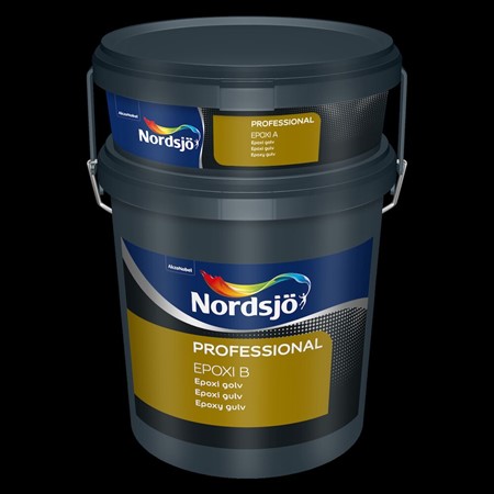 GOLVFÄRG NORDSJÖ EPOXI        PROFESSIONAL VIT INNE 0,8L