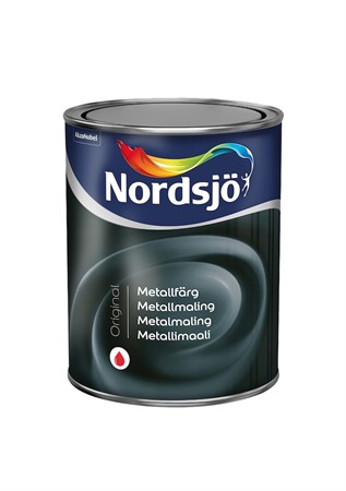 Metallfärg 1L BW oljeb.utomhus Nordsjö Original