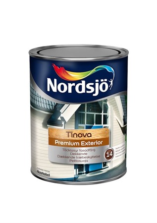 Täcklasyr 337 Svart 1L Trä ute Nordsjö Tin.Premium Exterior+