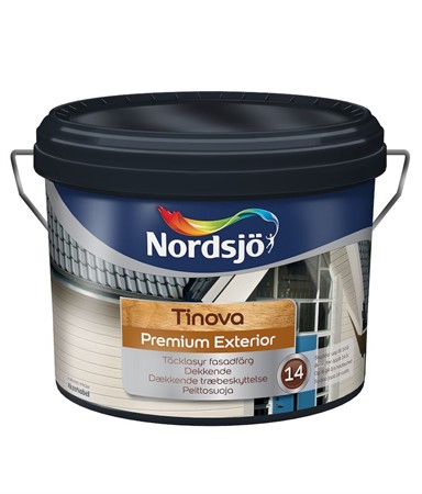 Täcklasyr 337 Svart 2,5L Trä ute Nordsjö Tin.Premium Exterior+