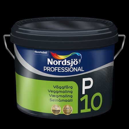 VÄGGFÄRG PROFESSIONAL P10 BC  NORDSJÖ INOMHUS 9,3L