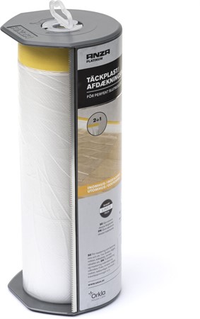 Täckplast inne&ute 33m x 1,4m Dispenser Platinum