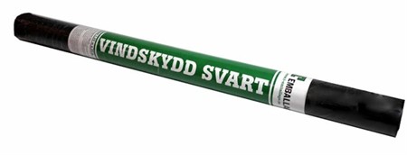 Vindskydd T-Wind Basic SVART 1250mm x 20m