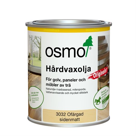 Hårdvaxolja 3032 Osmo ORIGINALET SIDENMATT 0,75L