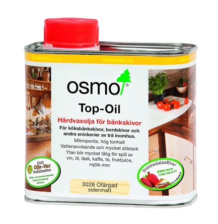 Hårdvaxolja 3028 Osmo OFÄRGAD SIDENMATT 0,5L