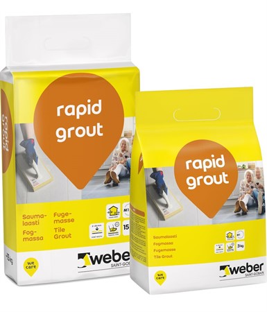 Fogmassa Rapid Grout DARK GREY 3 kg Weber