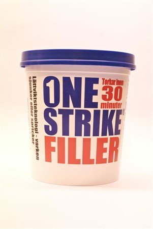 Spackel One strike filler 1L Everbuild inomhus