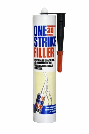 Spackel One strike filler 300ML Everbuild inomhus