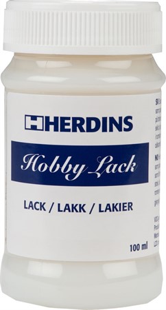 Hobbyfärg 100ml Klarlack Blank inomh.Herdins