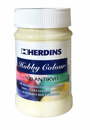 Hobbyfärg 100ml Antikvit 100 inomh.Herdins