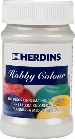 Hobbyfärg 100ml Silver 134 inomh.Herdins