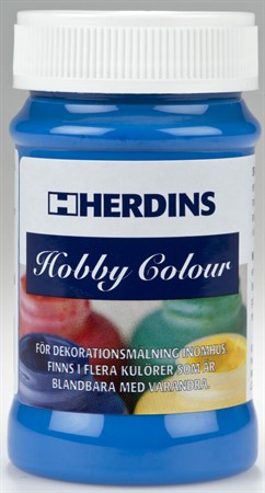 Hobbyfärg 100ml Blå 113 inomh.Herdins