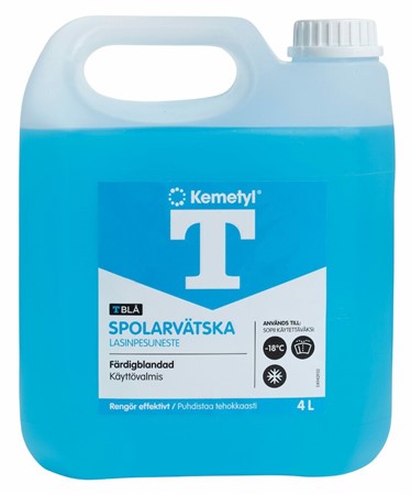 Spolarvätska T-Blå Kemetyl 4-liter FÄRDIGBLANDAD