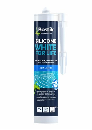 Silikonfogmassa Bostik VIT White for Life