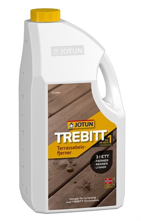 Tvättmedel Trebitt Terass lasyrborttagare 4L Jotun