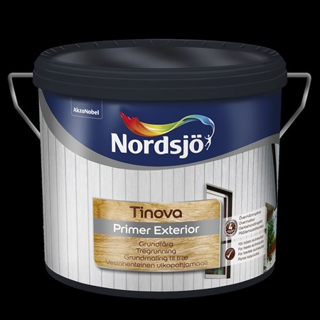 Grundfärg vit 1L trä utomh.Nordsjö Tinova Primer Exterior