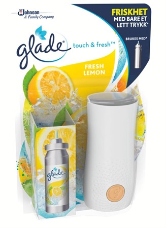 Luktförbättrare Glade   Touch&Fresh  Fresh Lemon 10ml