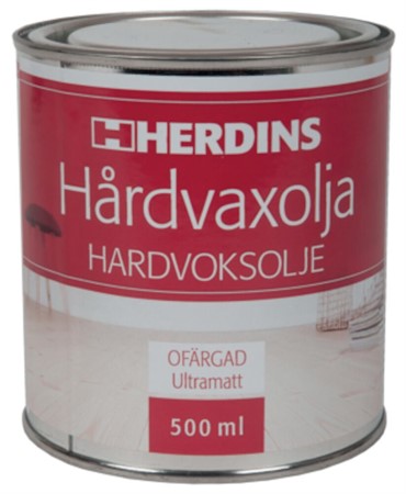 Hårdvaxolja 500ml Natur Ultramatt inomh.Herdins