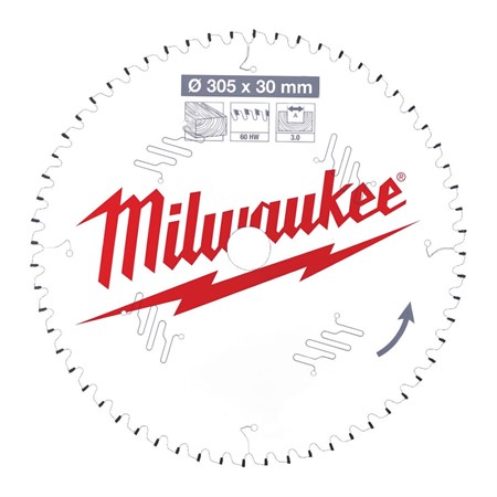 Cirkelsågklinga MS W305x30x3,0x60 Milwaukee