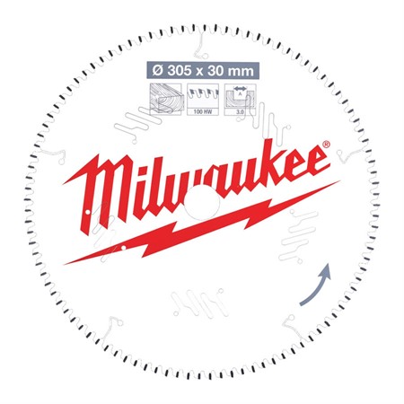 Cirkelsågklinga MS W305x30x3,0x100 Milwaukee