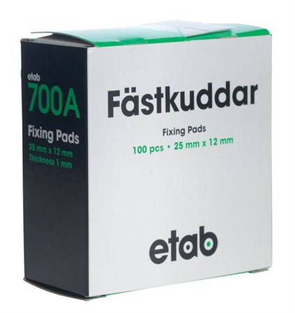 Fästkudde 100st. dubbelhäftande ETAB