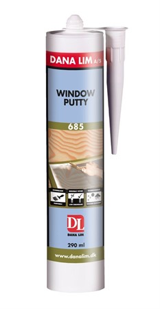 Fönsterkitt Window Putty 685 VIT 290 ml Danalim