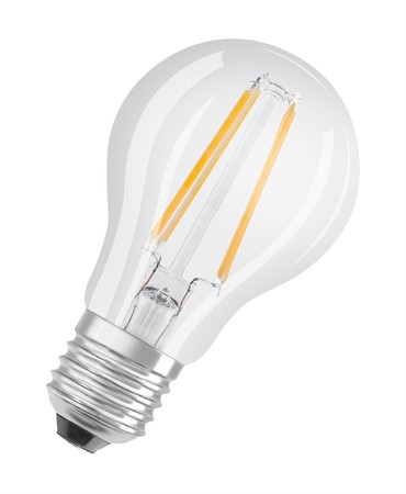 LED-LAMPA OSRAM NORM 60 E27   DIM KLAR 827 CL A