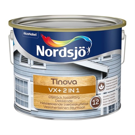 Fasadfärg BW 10L Tinova VX+ 2 IN 1 Trä ute Nordsjö Prof.