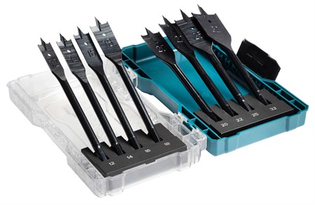 Flatborrsats E-08698 12-32 mm 8-delar Makita